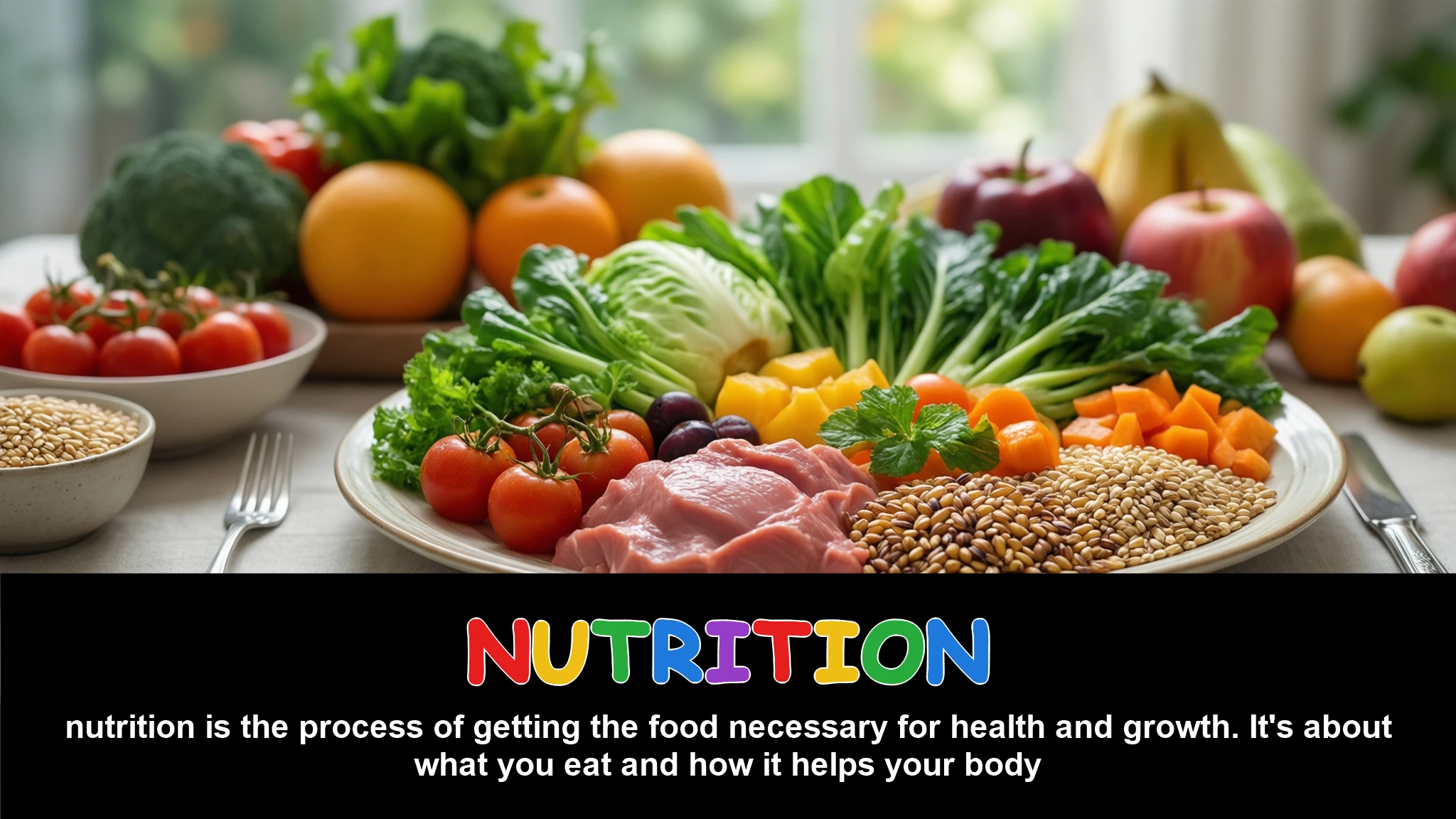 English Illustration for nutrition